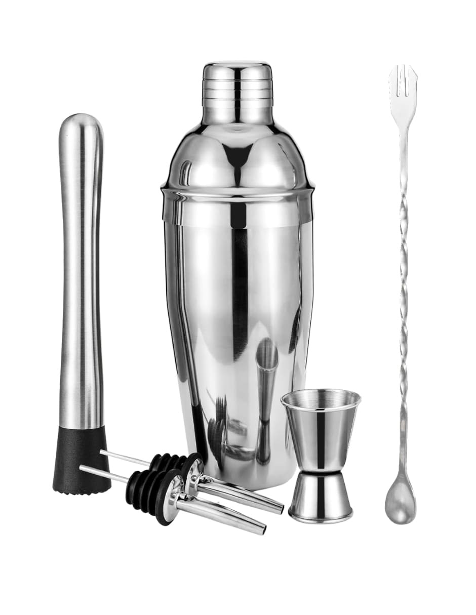Set cocteles de acero inoxidable 5
