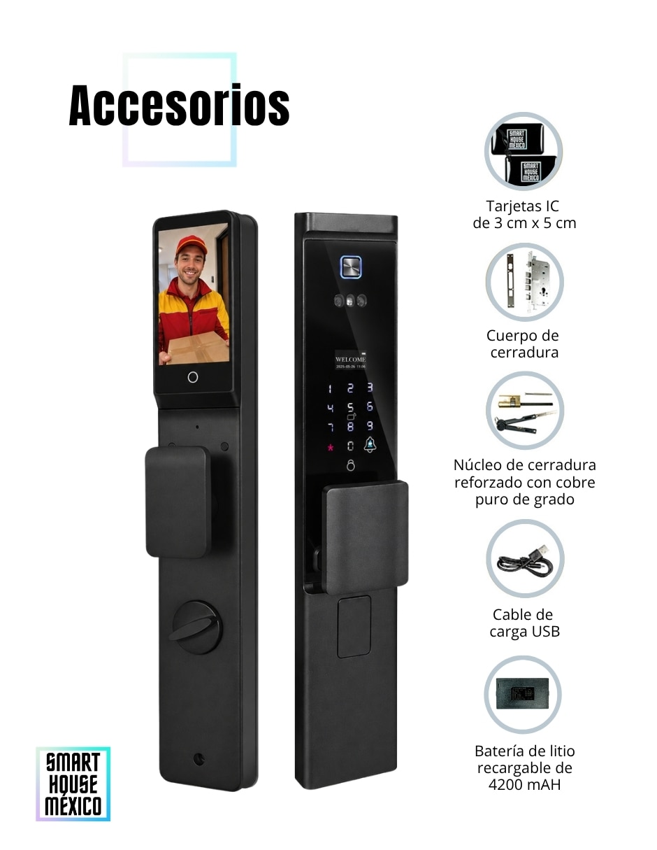 Cerradura smart Onyx 8
