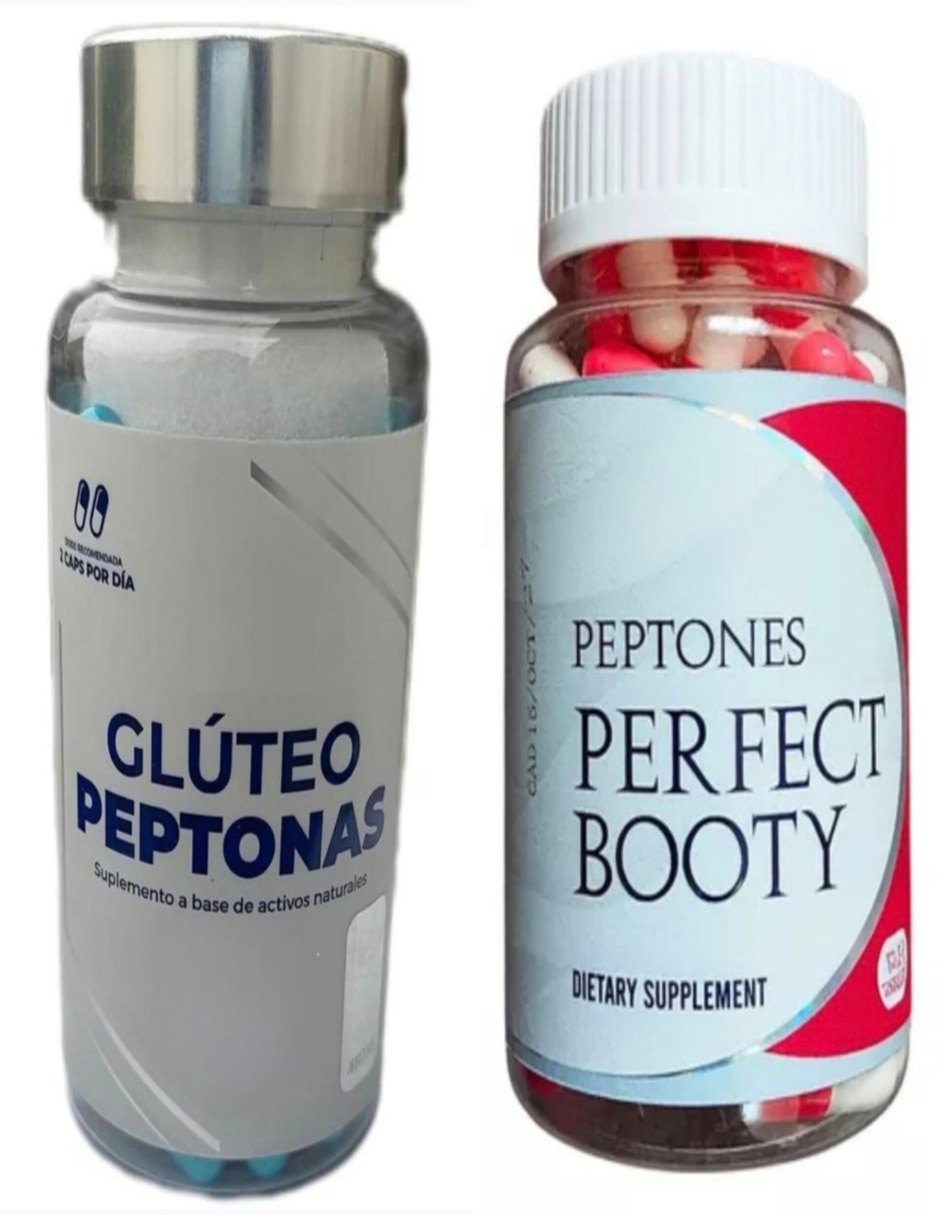 Set de peptonas voluminizador de gluteos con multivitaminico sabor no saborizado de Set de peptonas voluminizador de gluteos con multivitaminico sabor no saborizado de