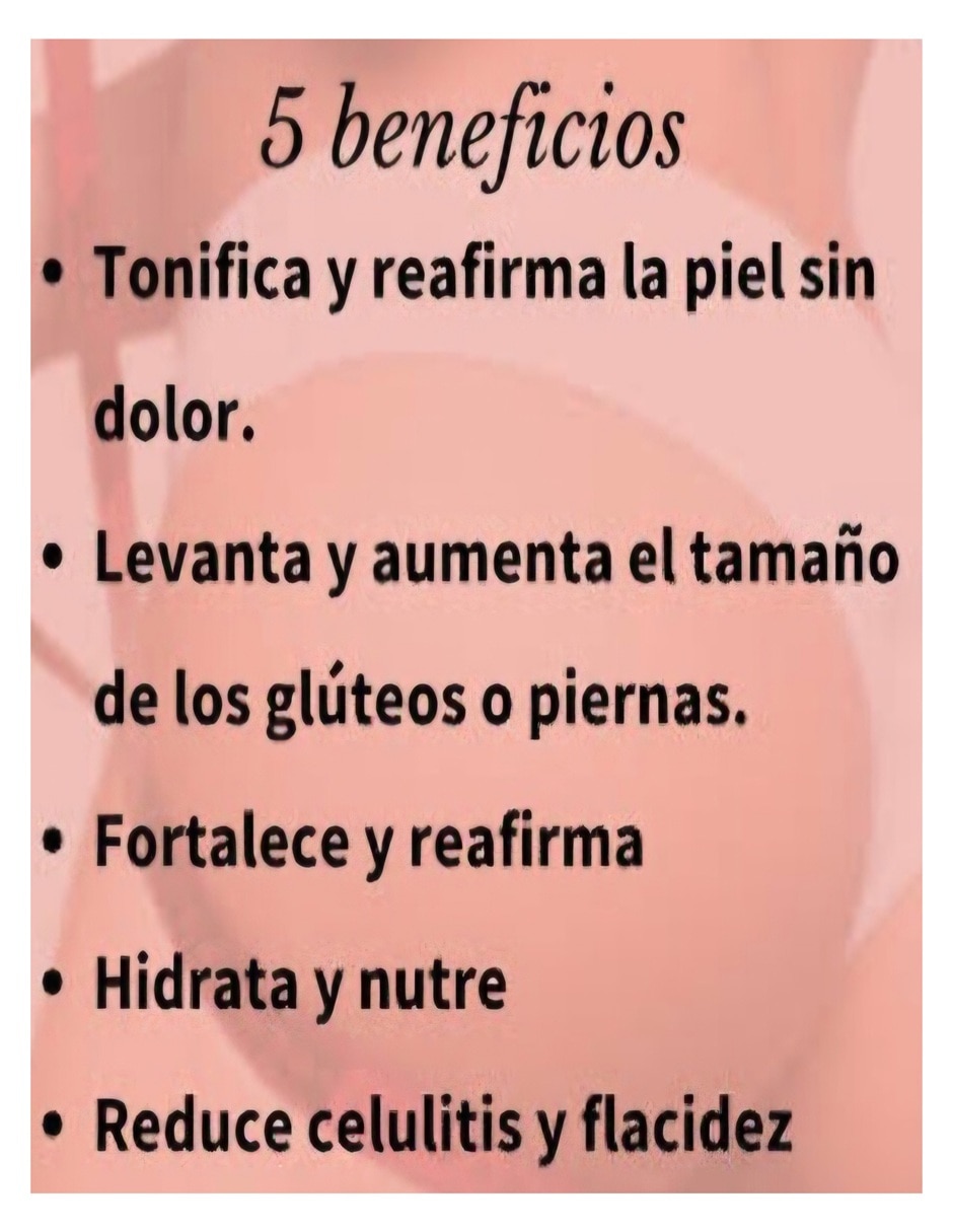 Set de peptonas voluminizador de gluteos con multivitaminico sabor no saborizado de 3