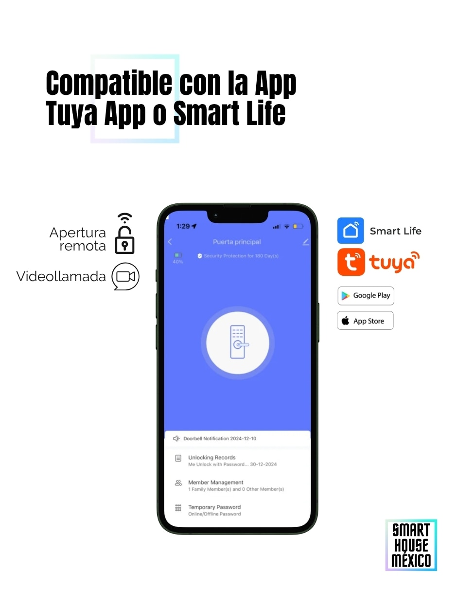 Cerradura smart 9