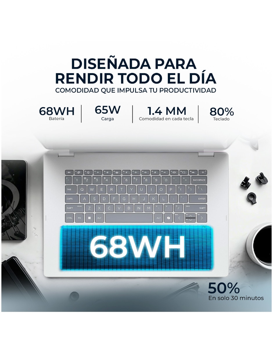 Laptop 2 en 1 B88B1UA#ABA 16 pulgadas 3K Intel Core Ultra 7 Integradas 32 GB RAM 1 TB SSD 8