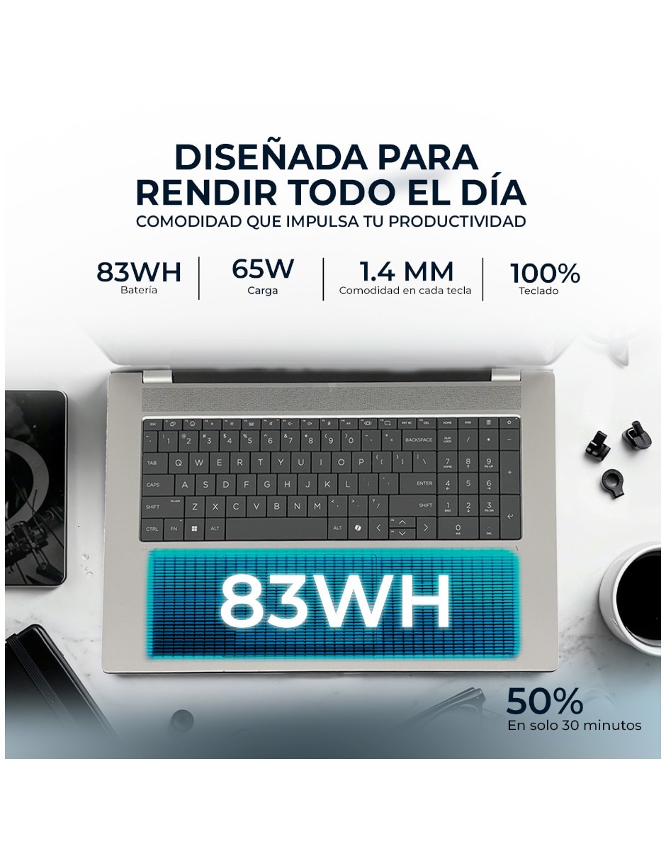 Laptop touch B5UH6UA#ABA 17.3 pulgadas Full HD Intel core ultra 7 Integradas 32 GB RAM Laptop 2 TB SSD 5