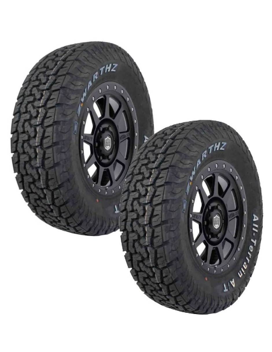 Set de llantas para auto Zwarthz Tires All Terrain 265/70 R17