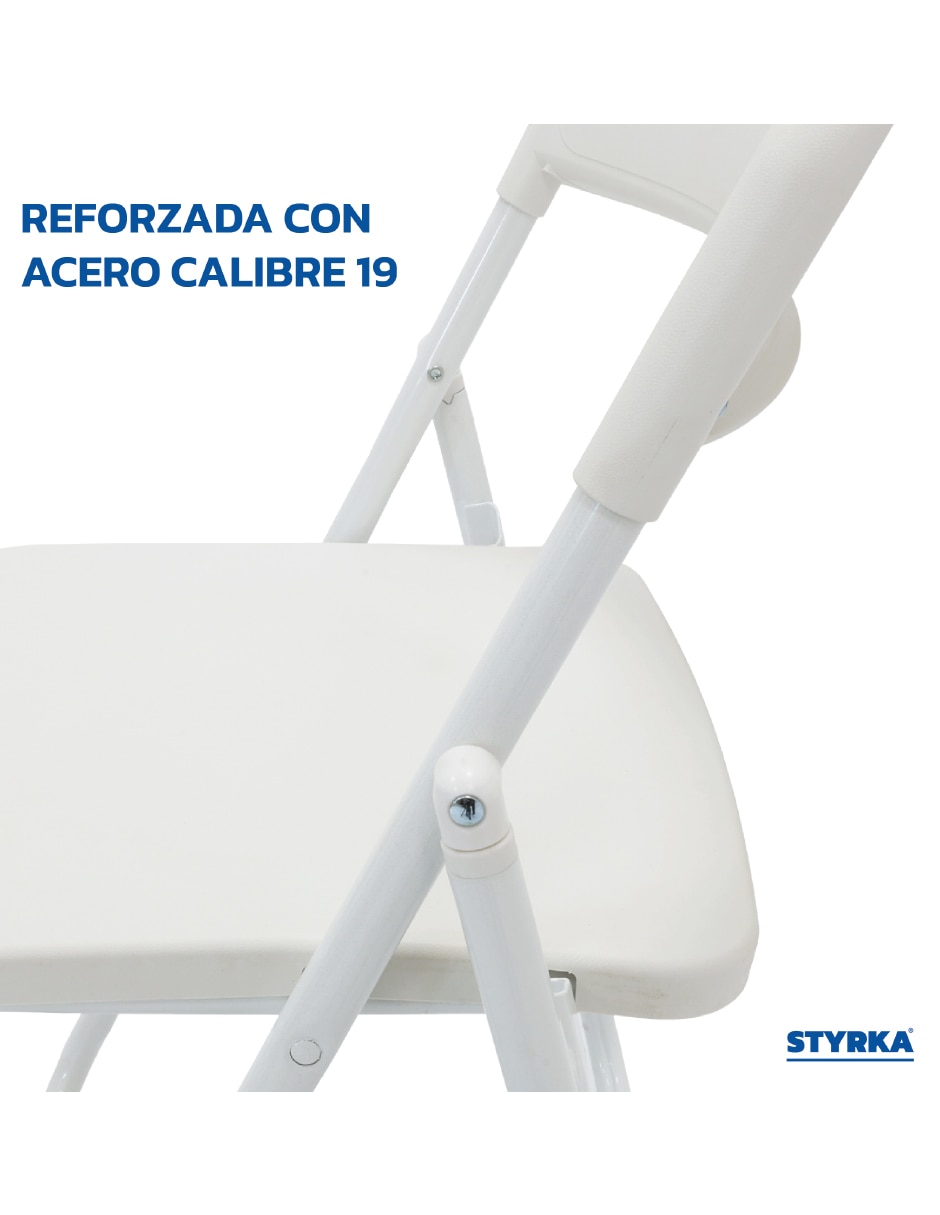Set sillas plegables 4