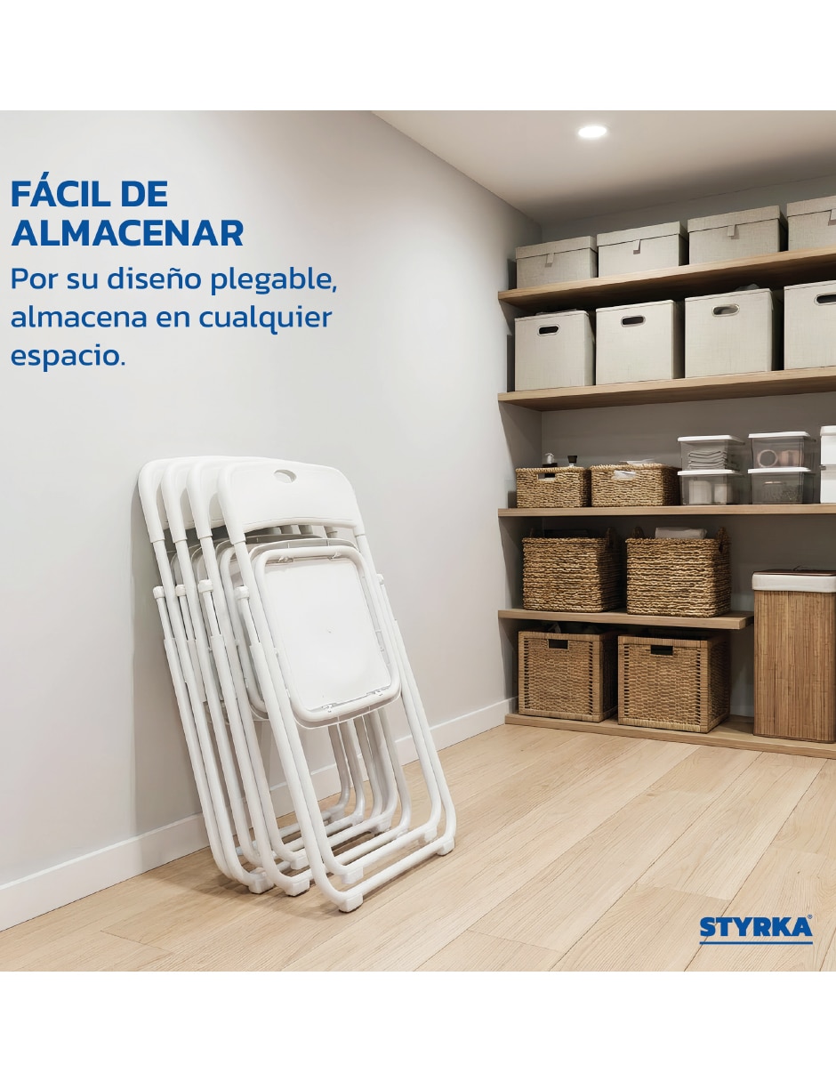 Set sillas plegables 6