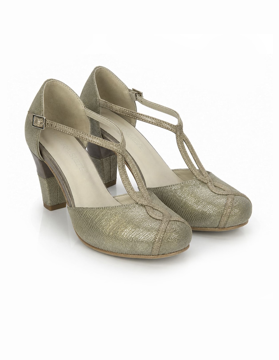 Zapato de tacón de piel para mujer 2