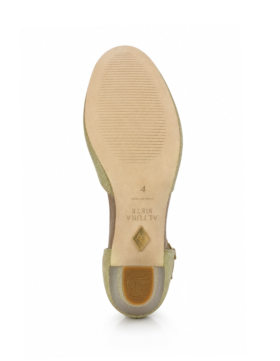 Zapato de tacón de piel para mujer 4