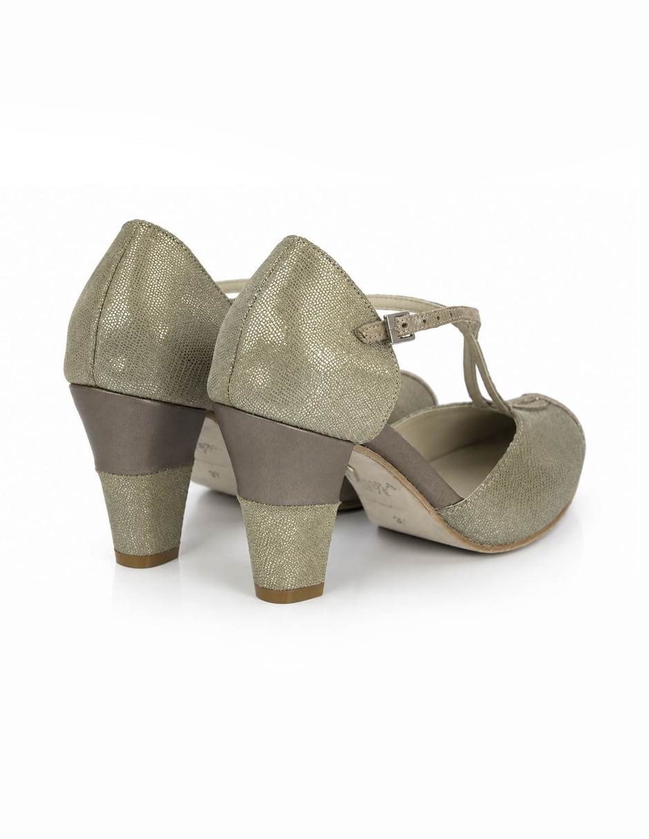 Zapato de tacón de piel para mujer 5