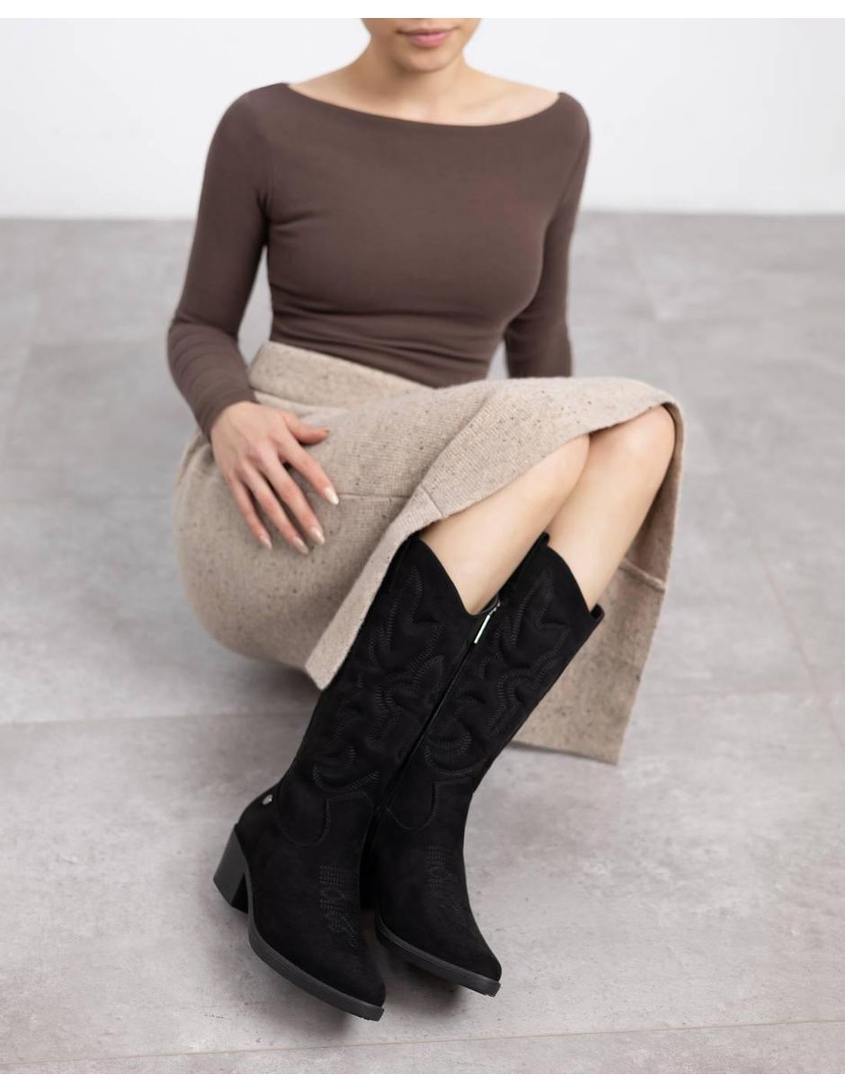 Bota abajo de la rodilla para mujer 4