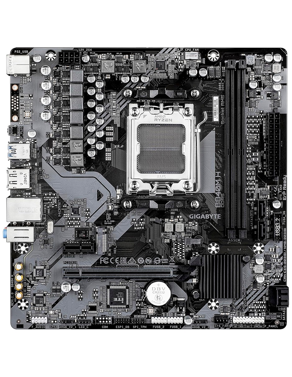 Tarjeta madre Gigabyte B840M H