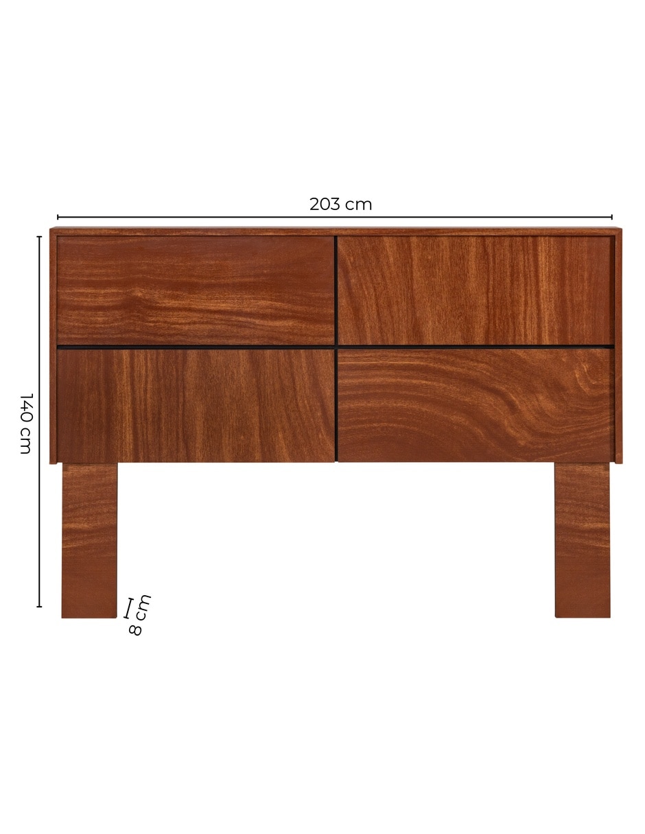 Cabecera Windsor de madera 8