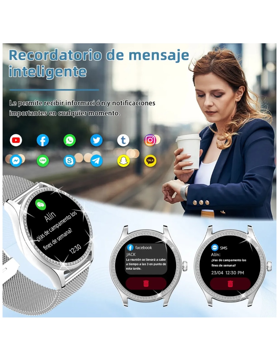 Smartwatch para mujer gps Integrado 4