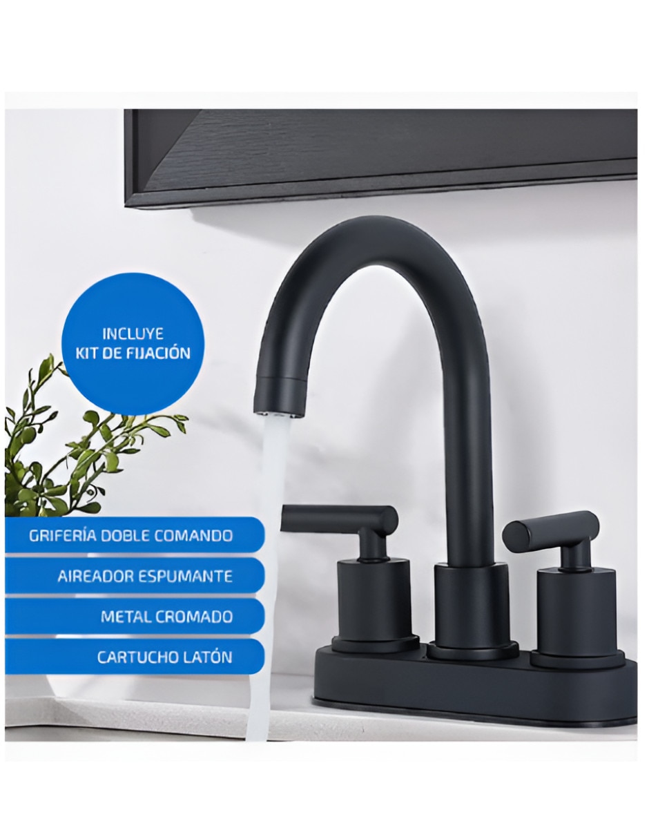 Llave mezcladora para lavabo 2
