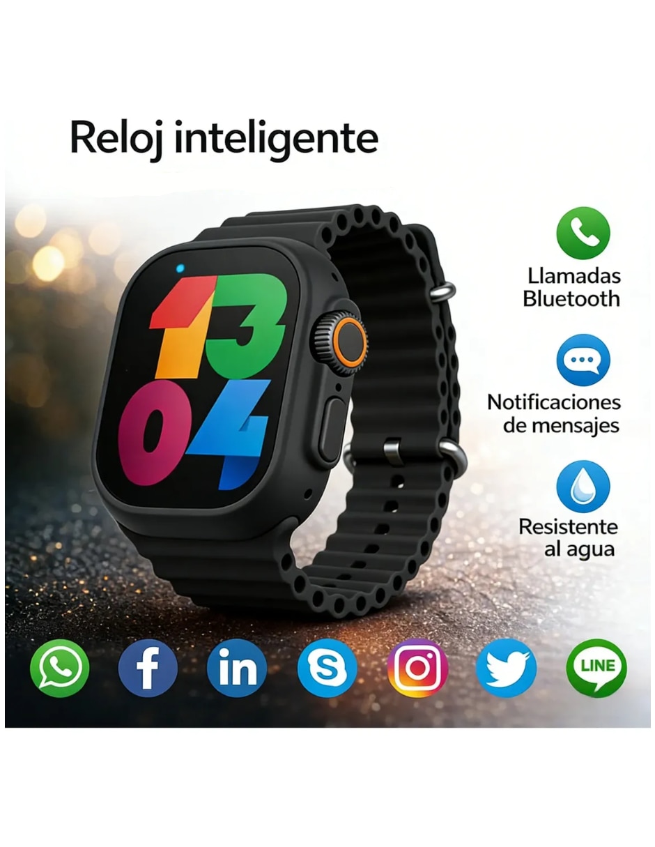 Smartwatch para unisex gps Integrado 2