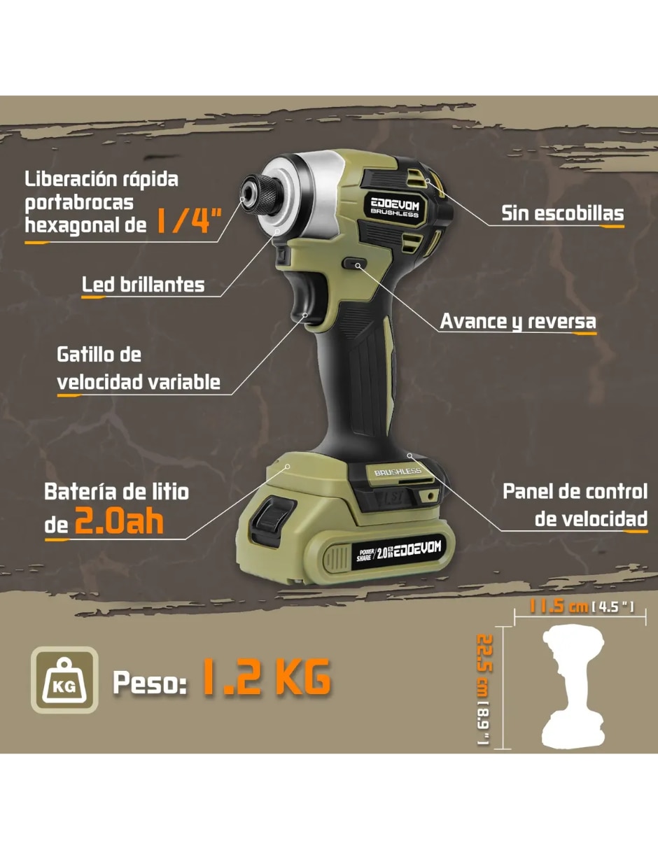 Atornillador y accesorios eléctrico Genérica 5 piezas