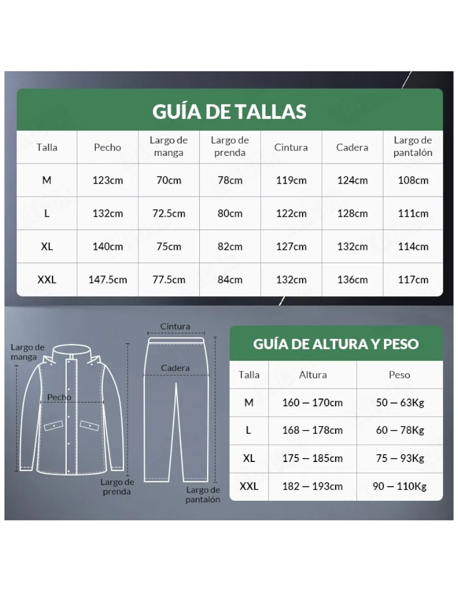 Impermeable para hombre 5