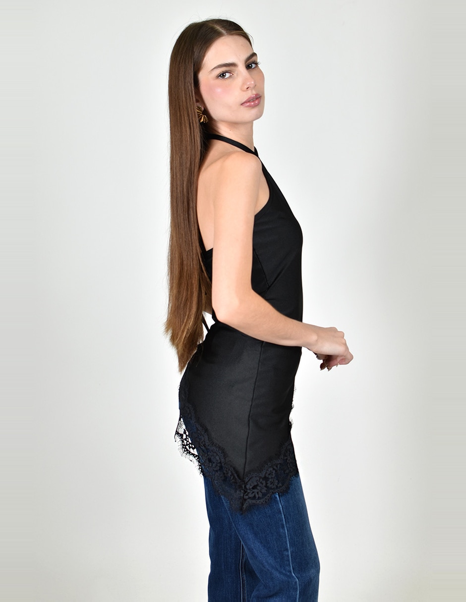 Blusa sin manga para mujer 2