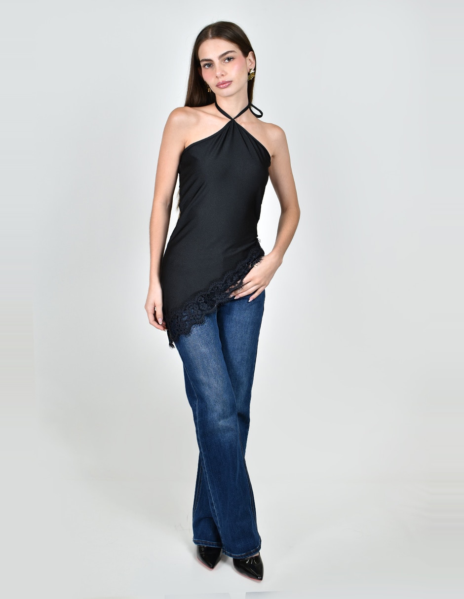 Blusa sin manga para mujer 4