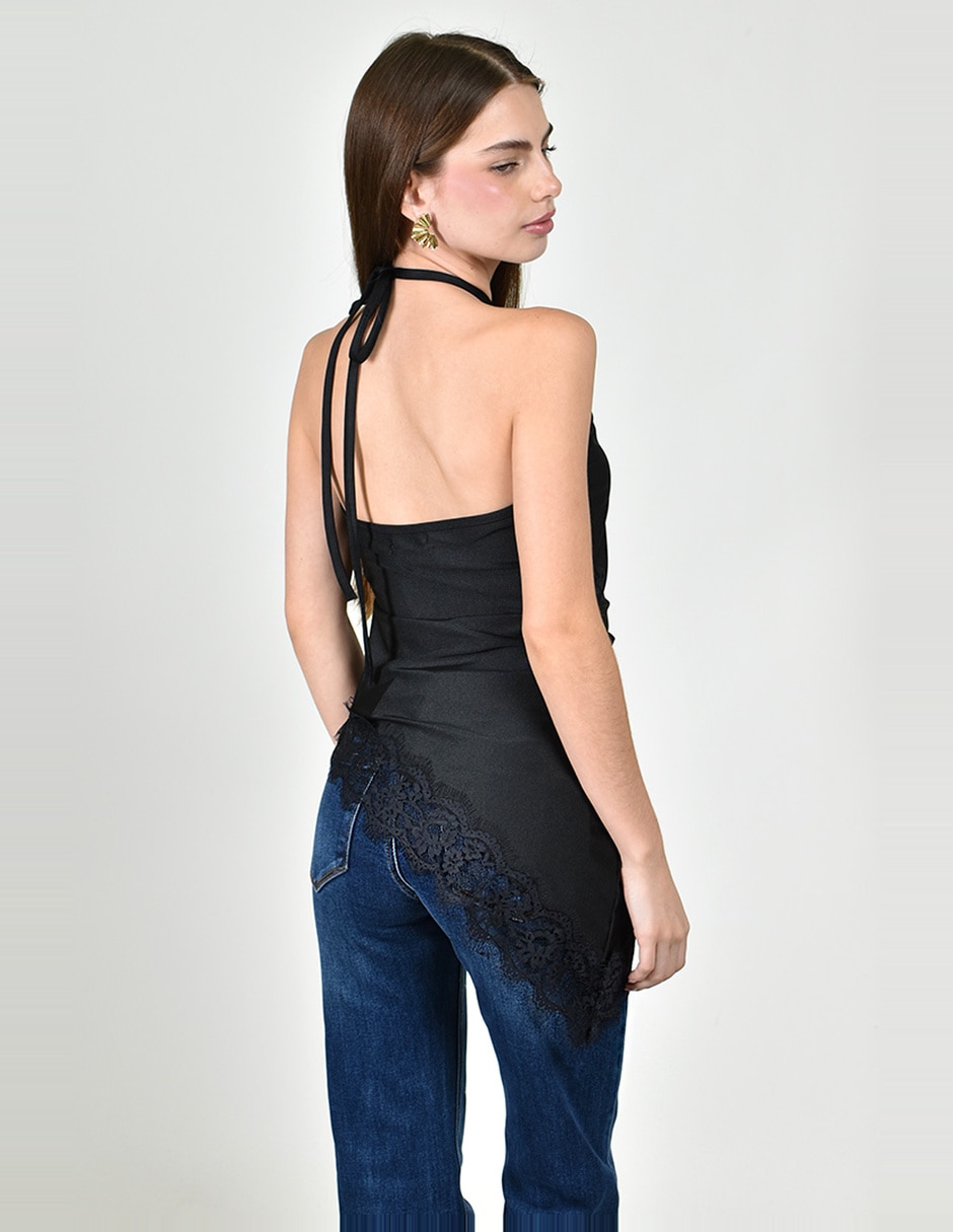 Blusa sin manga para mujer 5