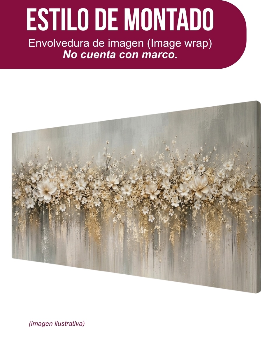 Cuadro decorativo Cascada Floral 8