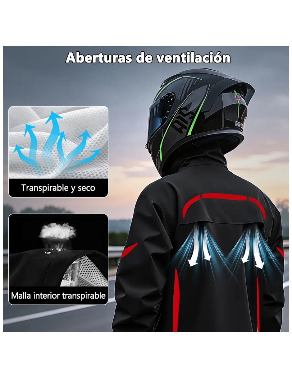 Impermeable estampado Liso para hombre 2