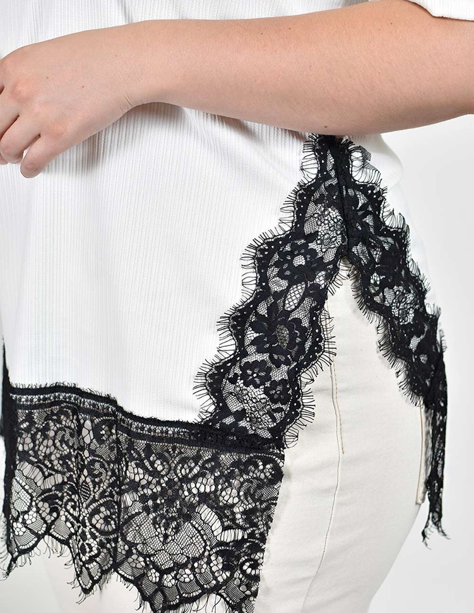 Blusa manga corta para mujer 3
