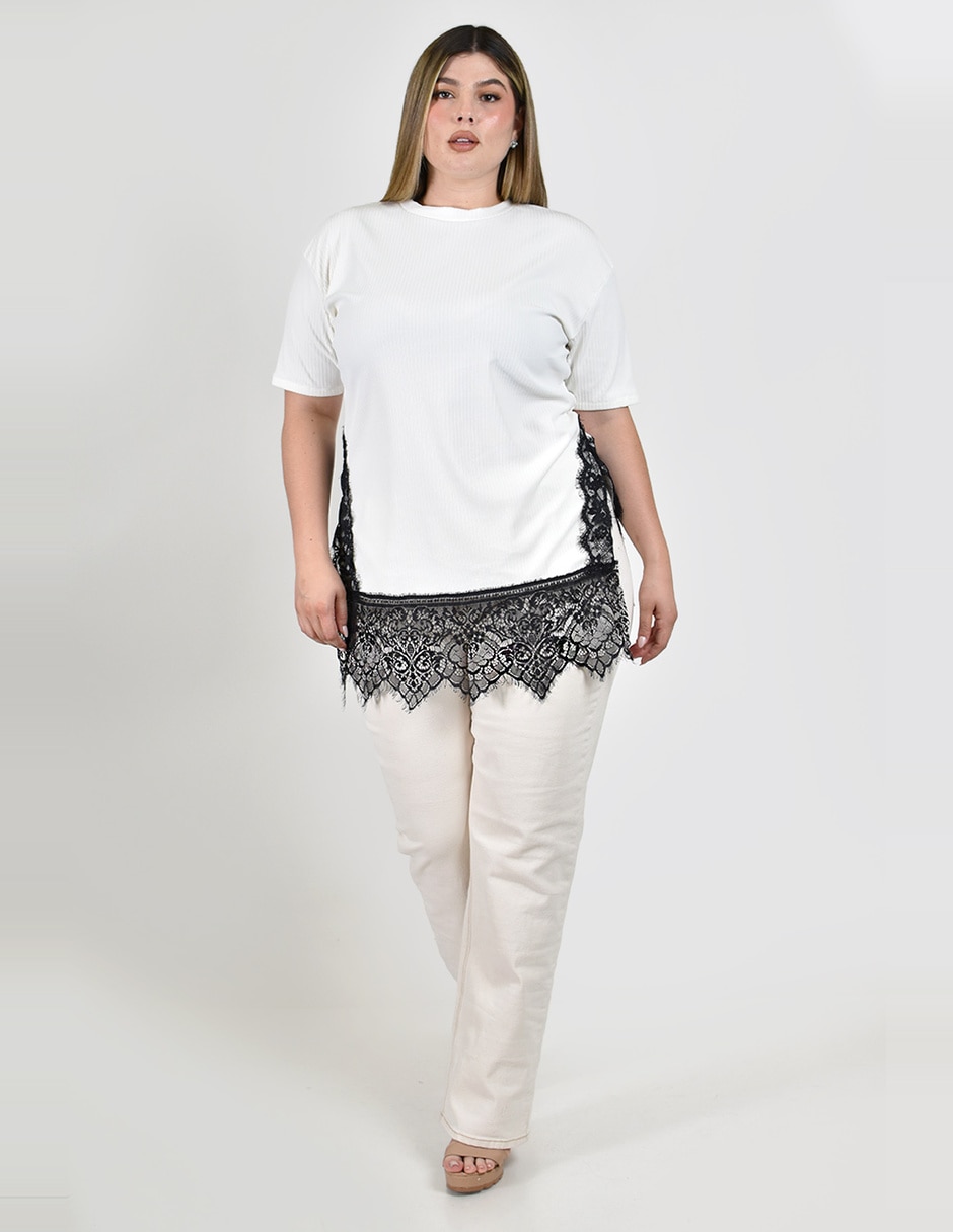 Blusa manga corta para mujer 4