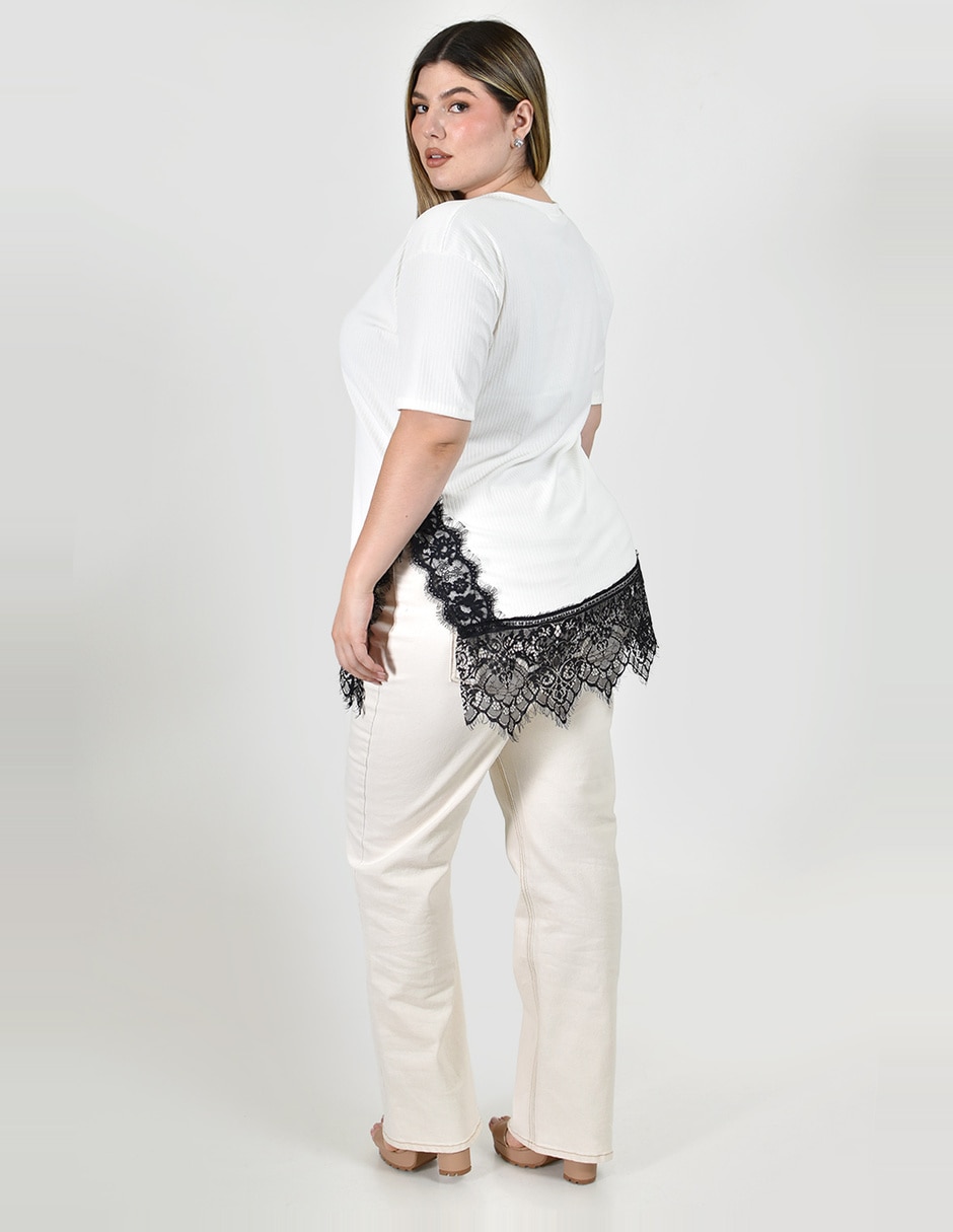 Blusa manga corta para mujer 5