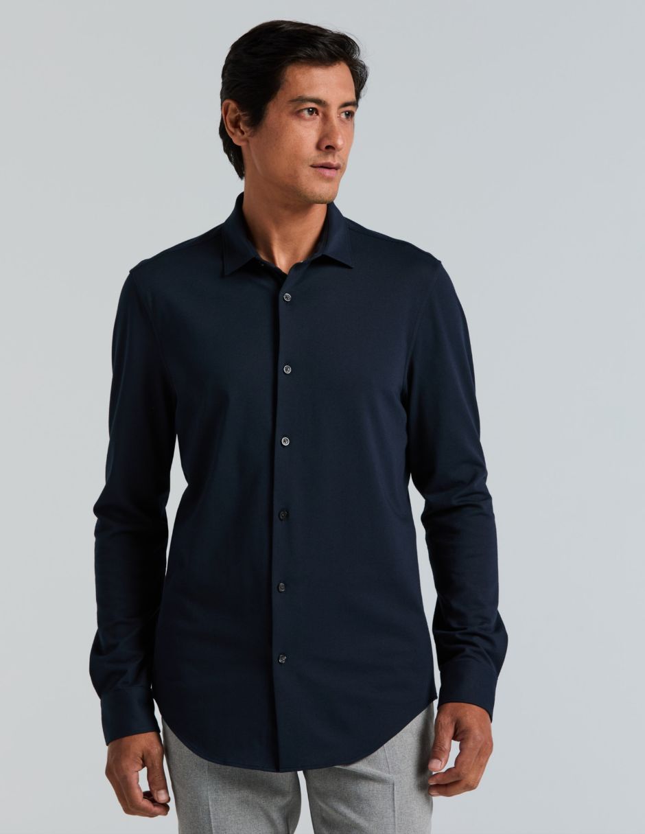 Camisa business casual perry ellis manga larga para hombre
