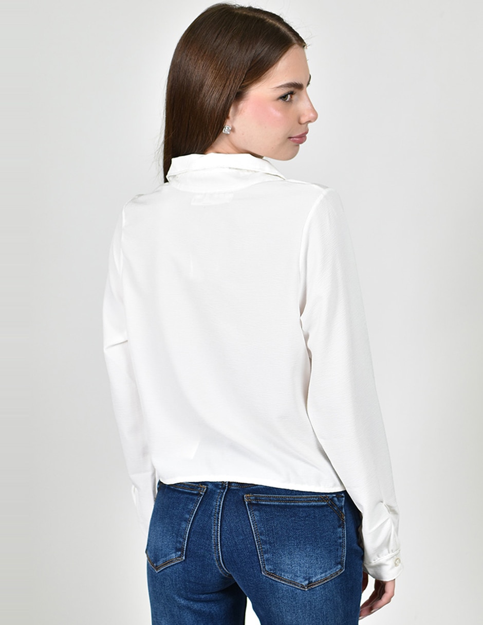 Blusa manga larga para mujer 4