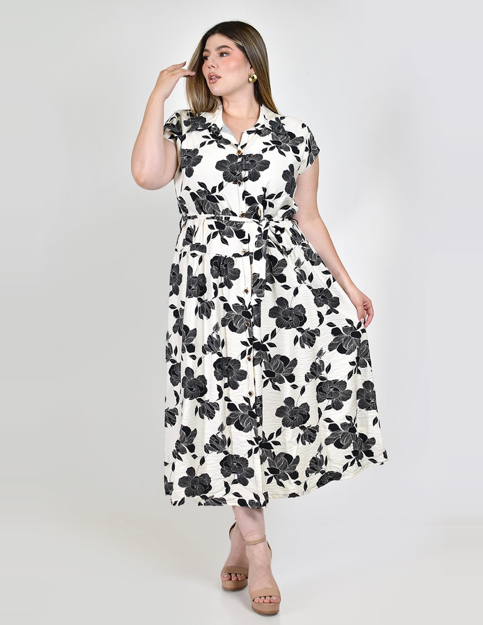 Vestido midi casual para mujer 4