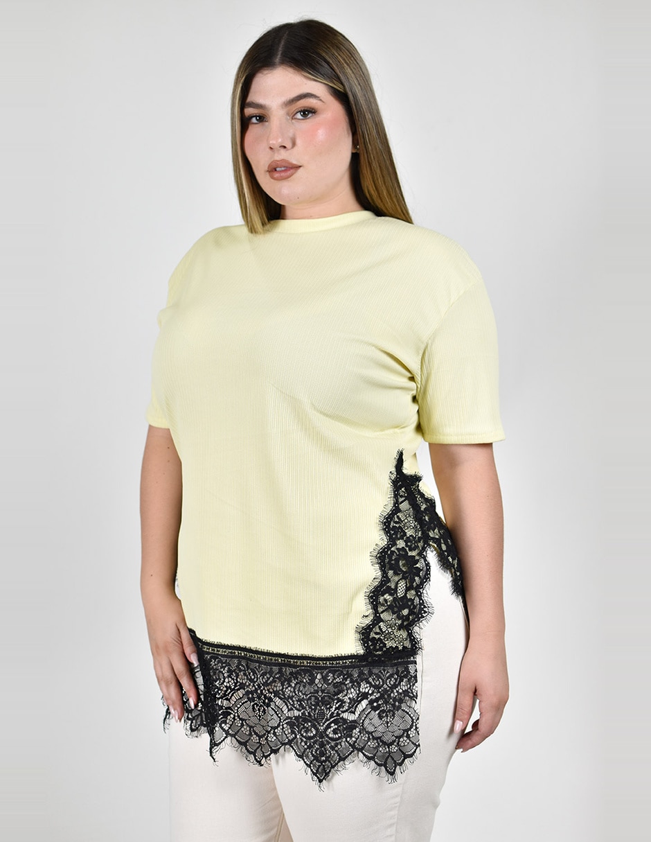 Blusa manga corta para mujer 3