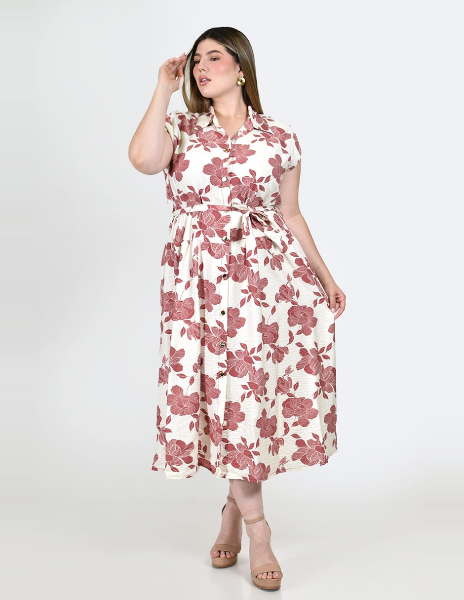 Vestido midi casual para mujer Vestido midi casual para mujer