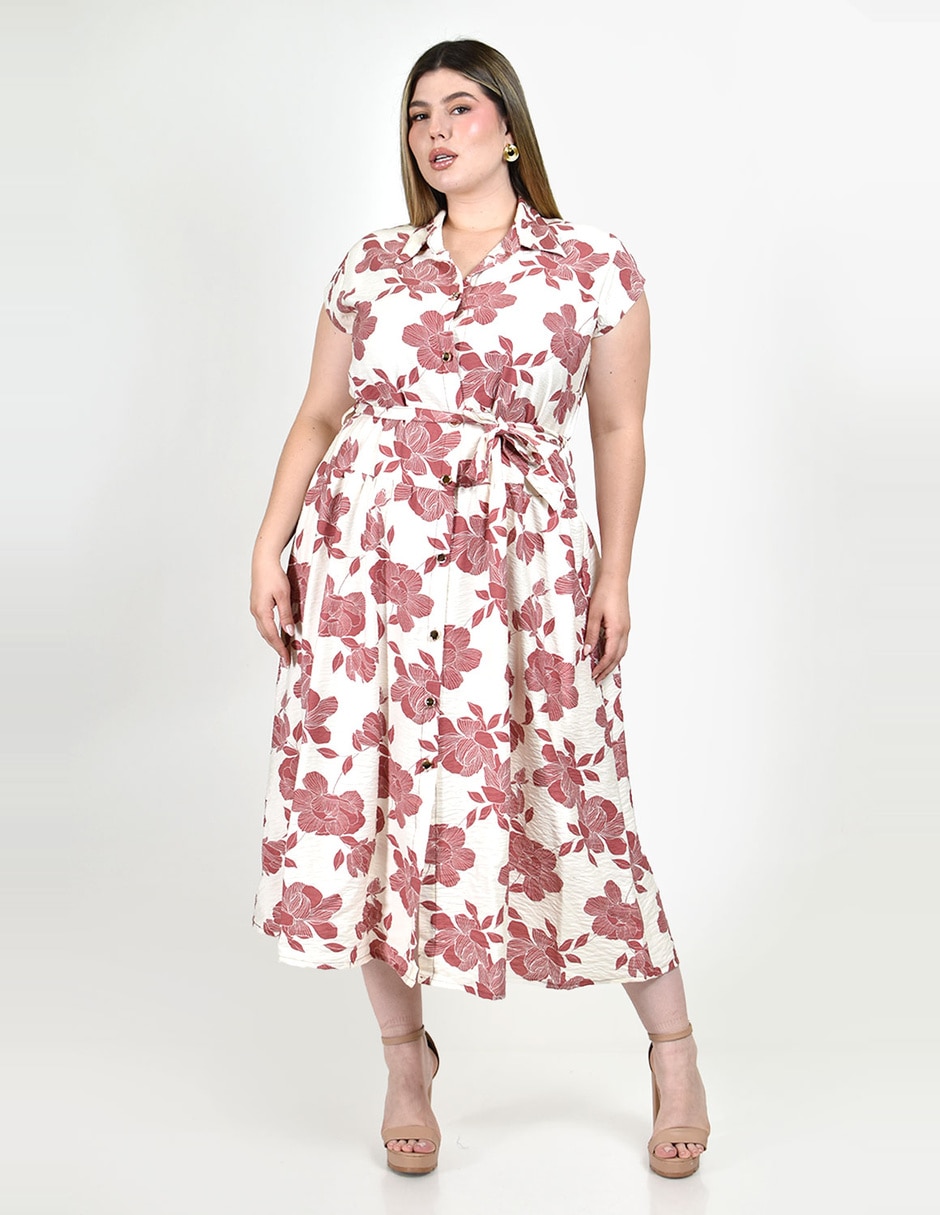 Vestido midi casual para mujer 4
