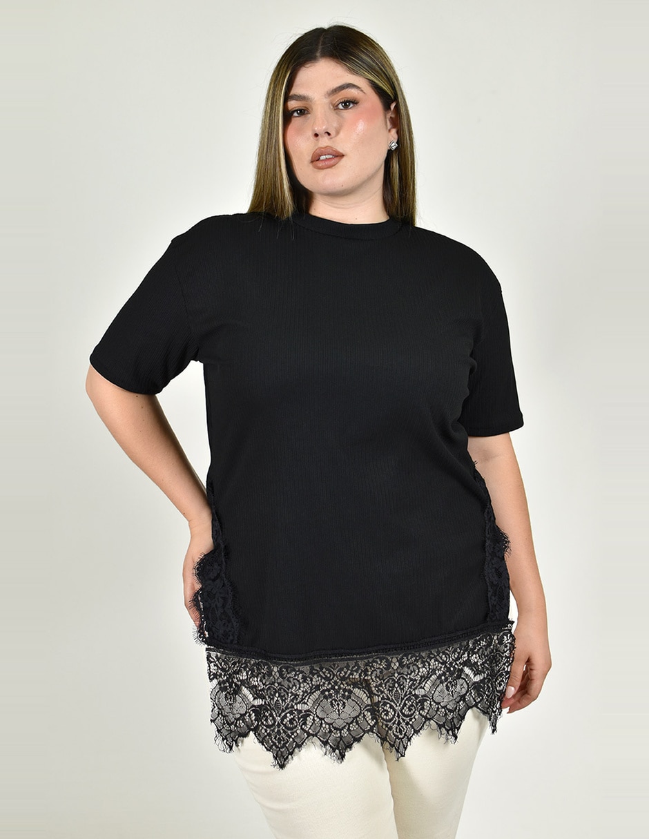 Blusa manga corta para mujer 4
