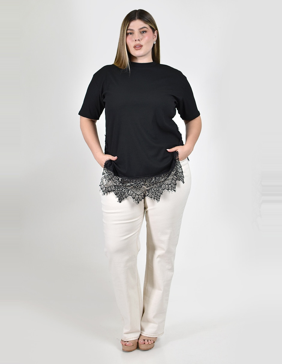 Blusa manga corta para mujer 5