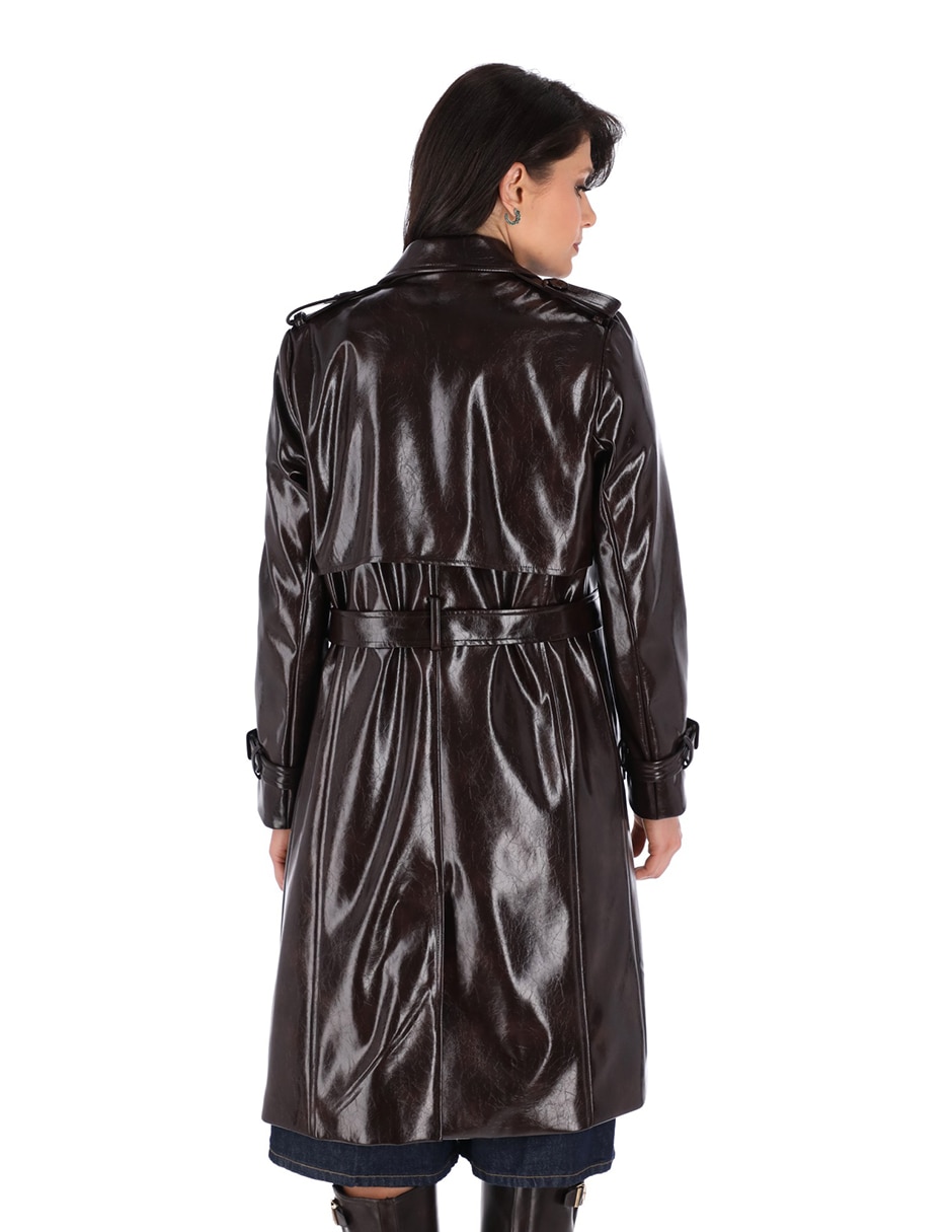 Gabardina impermeable con bolsa para mujer 3