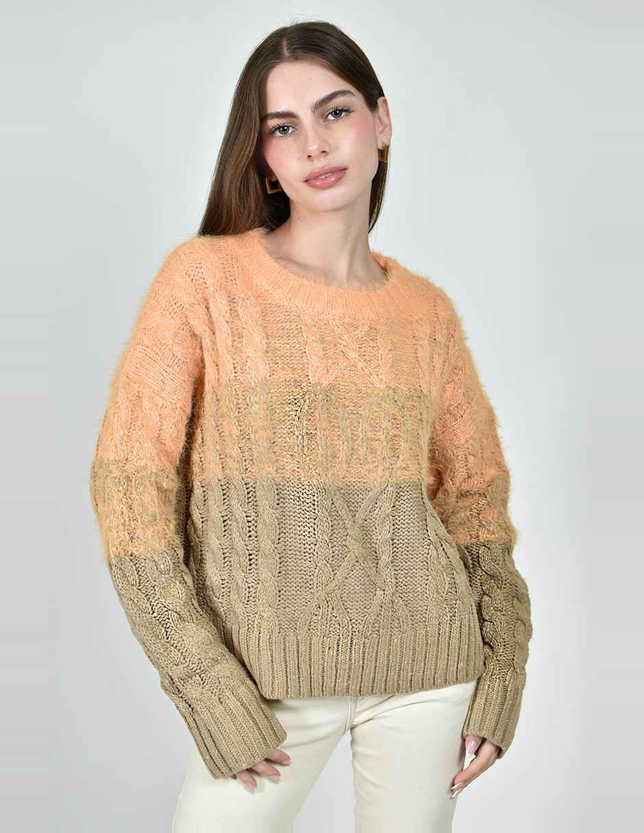 Suéter cuello redondo para mujer Suéter cuello redondo para mujer