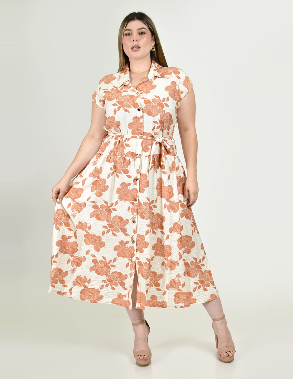 Vestido midi casual para mujer 4
