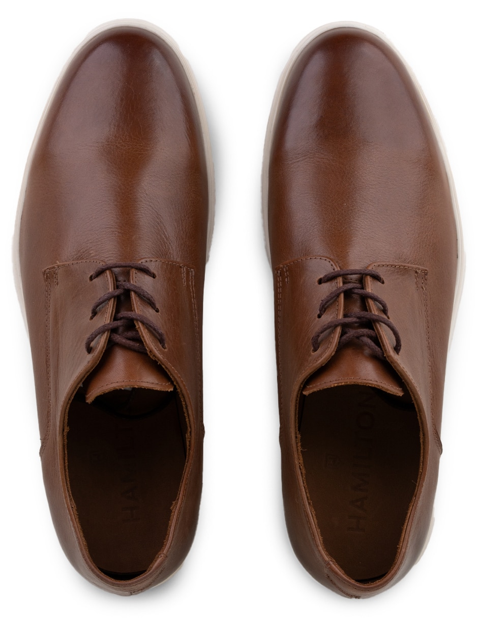 Zapato derby Ricardo Whiskey para hombre 3
