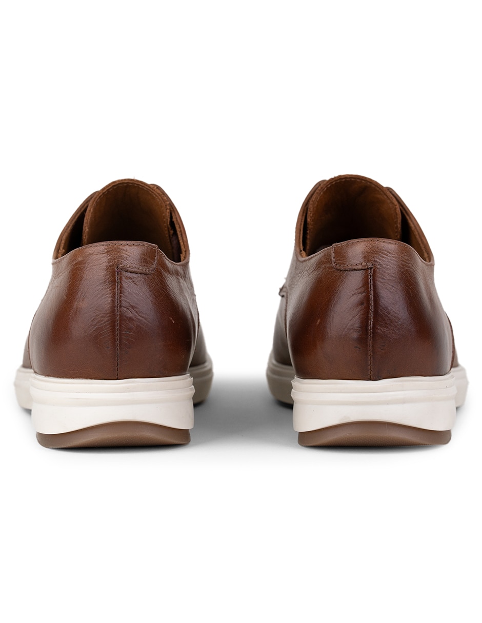 Zapato derby Ricardo Whiskey para hombre 4