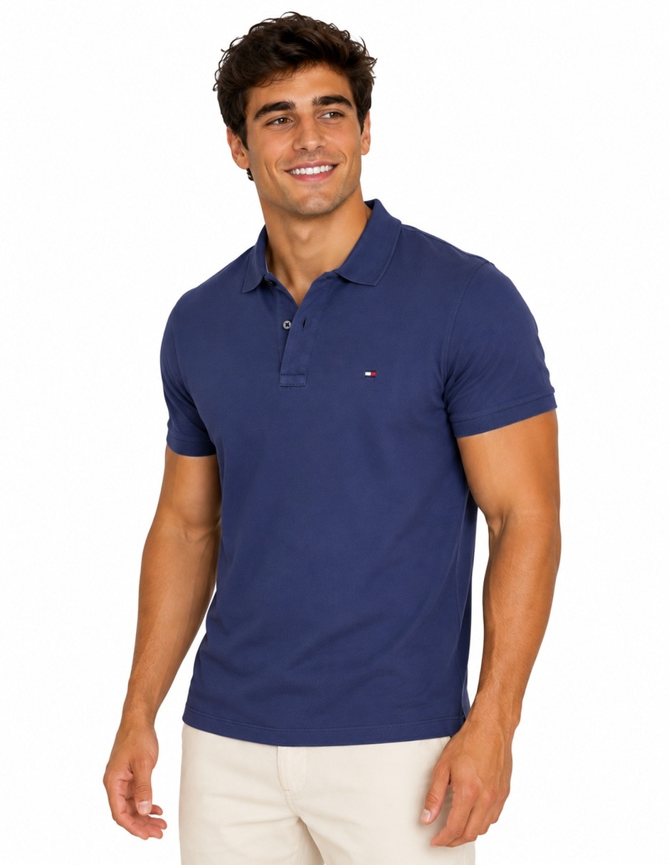 Playera tommy hilfiger cuello polo para hombre