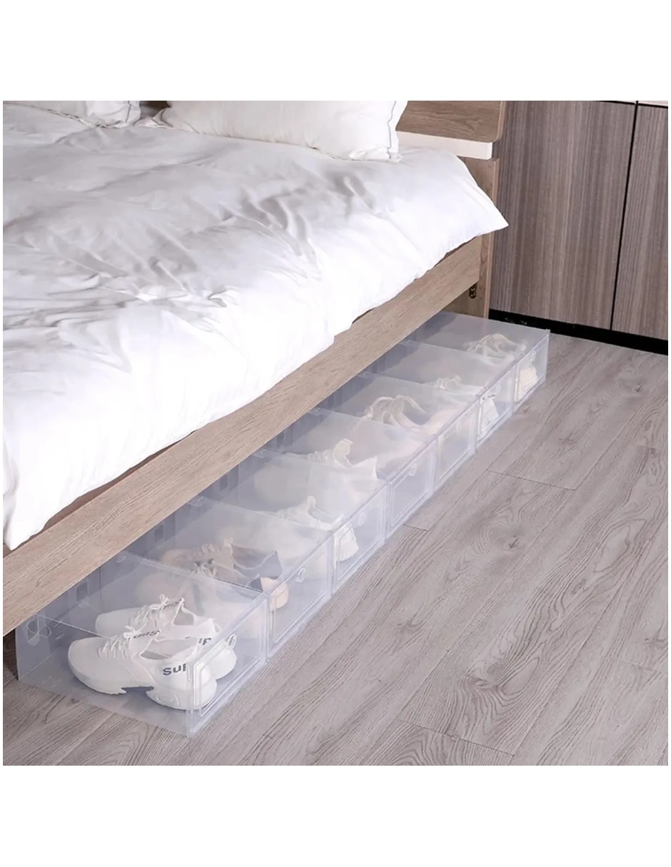 Zapatera armable caja almacenadora para 12 pares de zapatos 2