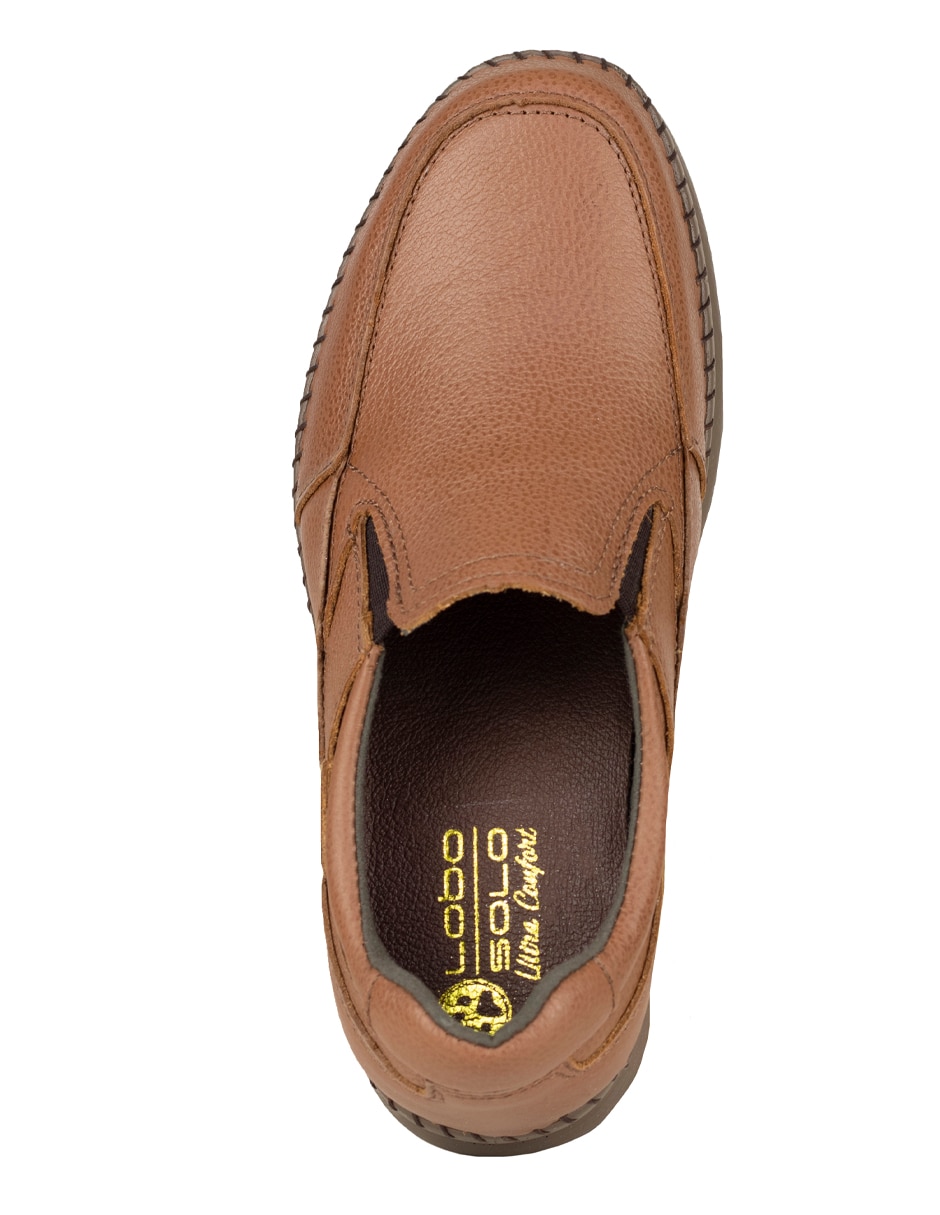 Zapato mocasín de piel para mujer 4