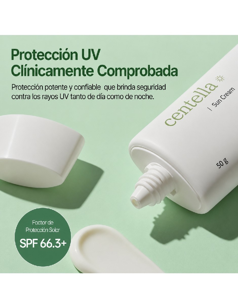 Protector solar FPS 50+ centella asiática 50 g 3