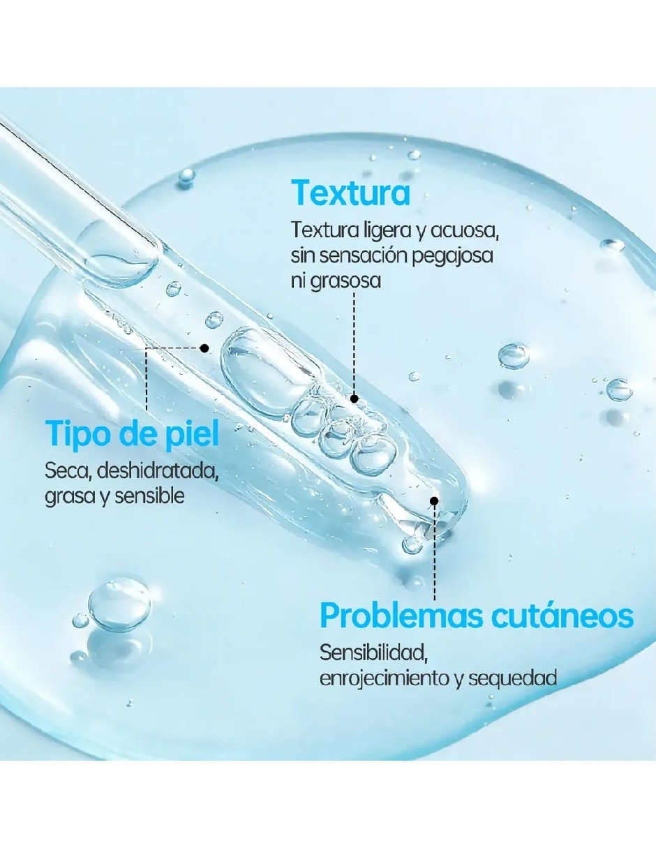 Sérum hidratante facial ácido hialurónico 50 ml para todo tipo de piel 4
