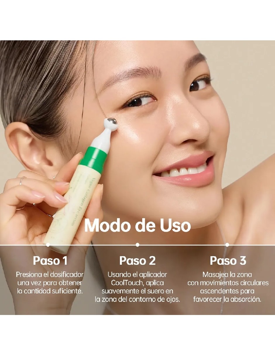 Sérum para contorno de ojos de ácido hialurónico y vitamina C para todo tipo de piel 2