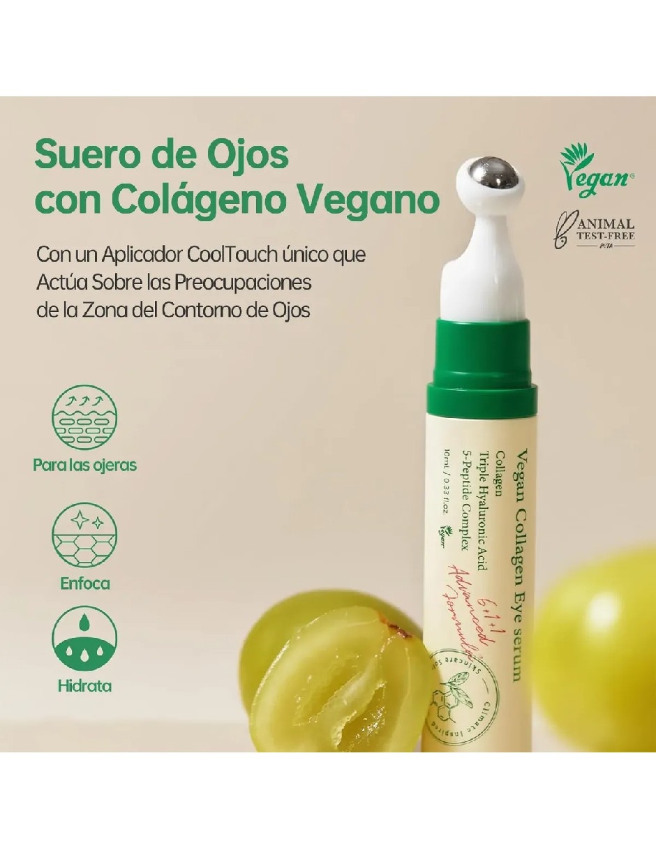 Sérum para contorno de ojos de ácido hialurónico y vitamina C para todo tipo de piel 3