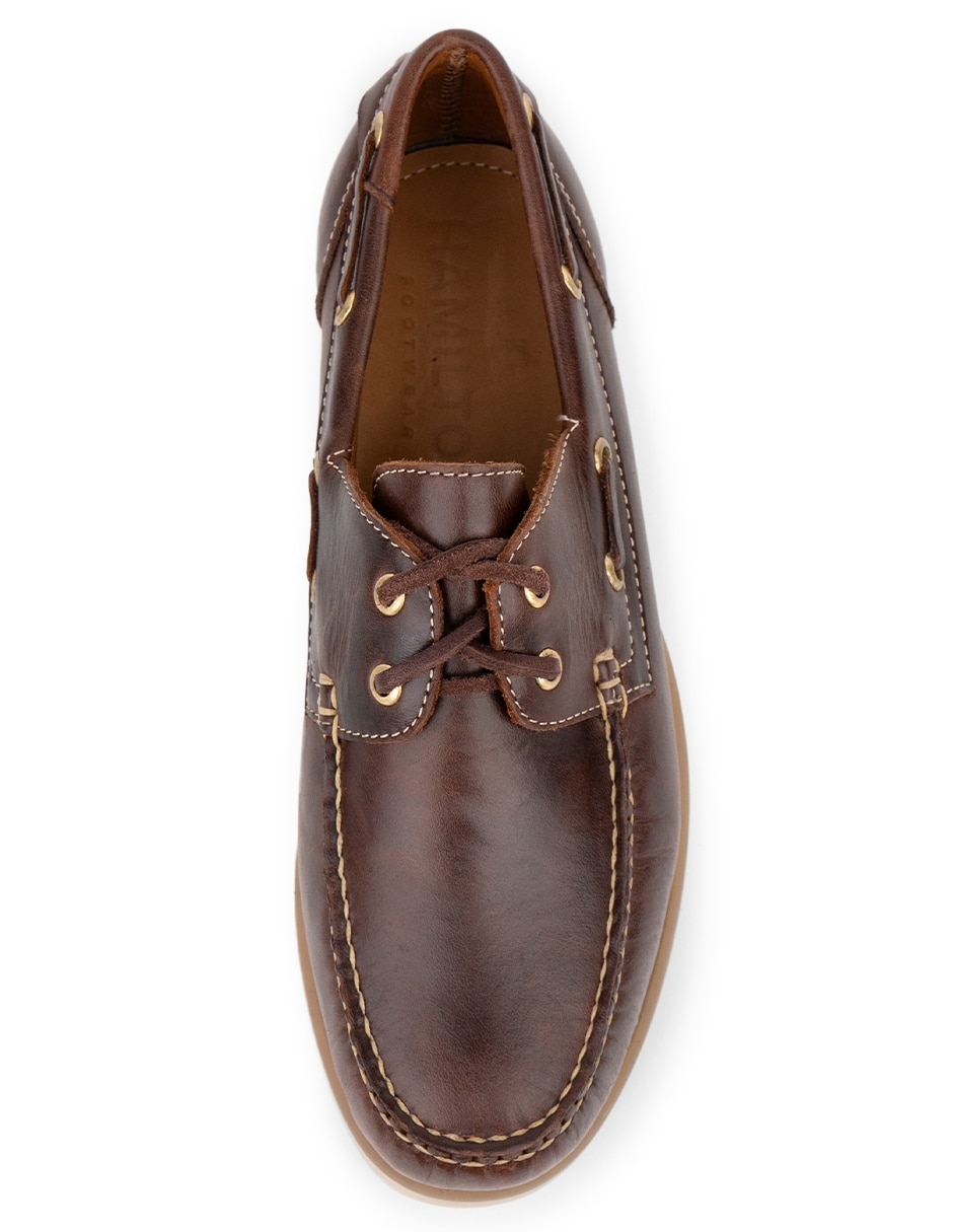 Mocasín Hamilton Footwear Costa Brandy para hombre